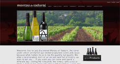 Desktop Screenshot of montaudesadurni.com